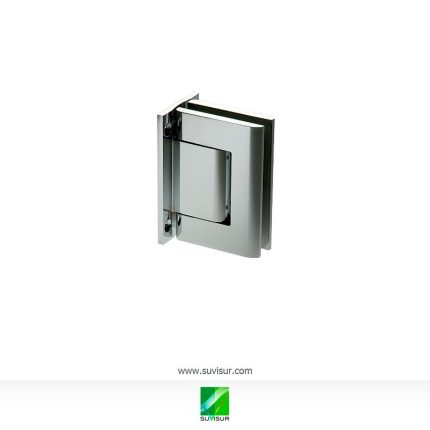 8010B Bisagra pared-vidrio con retorno para puertas interiores