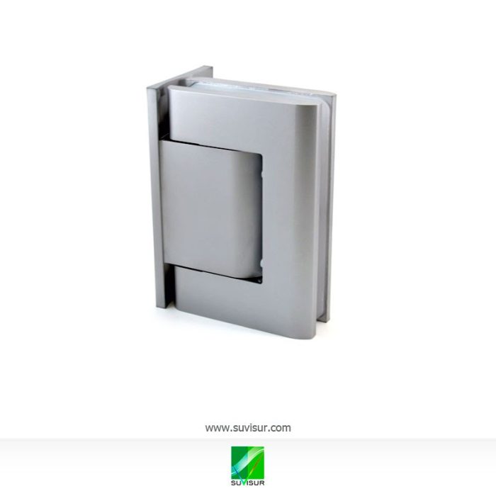 8011B Bisagra pared-vidrio desplazada con retorno para puertas interiores