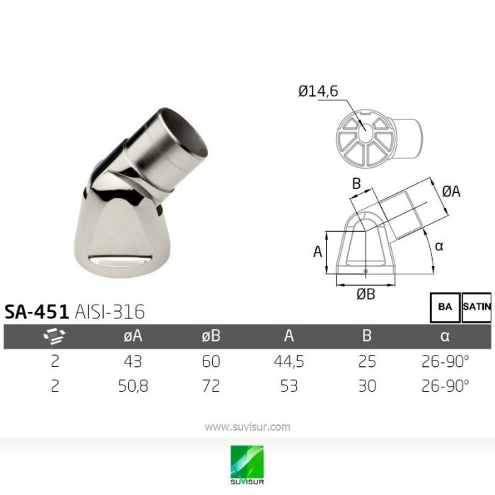 Base articulada SA-451