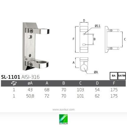 Soporte frontal SL-1101