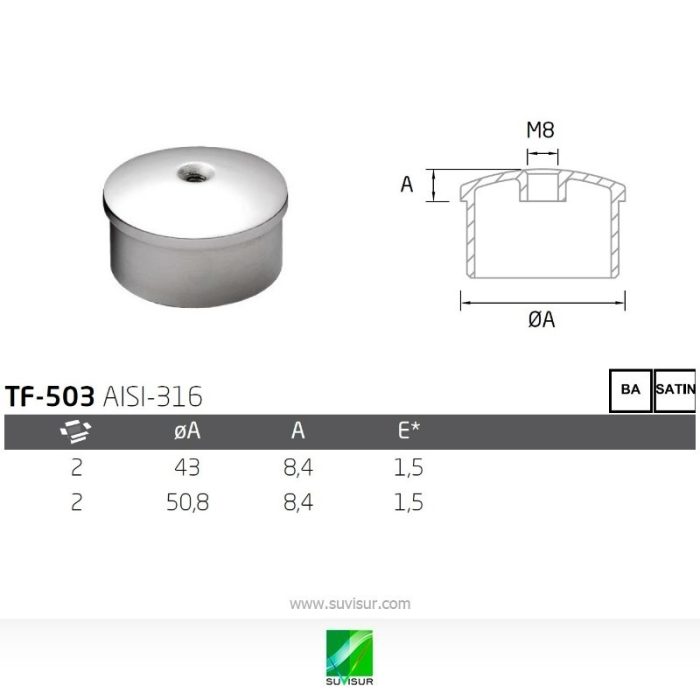 Tapón redondo TF-503