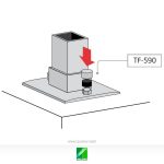 Tapón para cabeza de tornillo TF-590